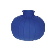 Glasflasche Carmen d4/10,5 x h8,5 kobaltblau matt