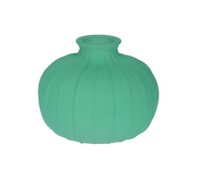 Glasflasche Carmen d4/10,5 x h8,5 türkis matt