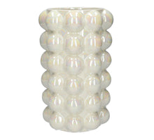 Vase Bubbly d15xh24cm Sand+Perlmutt
