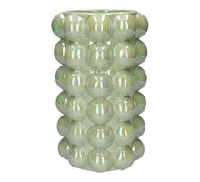 Vase Bubbly d15xh24cm Pistazie+Perlmutt