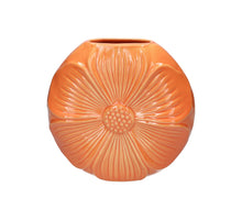 Vase Petal 22,5x6,5x21 orange