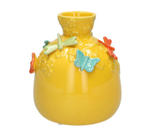 Flasche Libelle d14xh16cm gelb