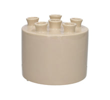 Vase Tulia d17xh14,3cm taupe
