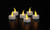 LED TEELICHT 6 STÜCK GELBE FLAMME EFFEKT B.O. IN BLISTERPACKUNG