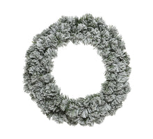 Imperial krans snowy binnen dia35cm H.8cm groen/wit