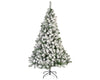Kaiserlicher Tannenbaum schneeweiß/grün Ø117 H180 cm
