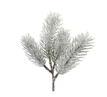 Spray auf Stiel schneegrün/weiß L5 B8 H19cm