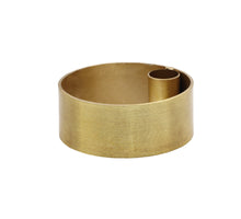 Kerzenständer Metall Steg D10 H4cm Gold