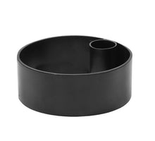 Kerzenständer Metall Steg D10 H4cm Schwarz