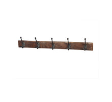 Tisch Deko Mutter mit Kind Aluminium Holz 15x10x29 cm Antike