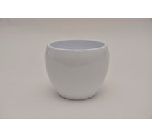 Blumentopf Schüssel, 14 cm - Glänzendes Weiß