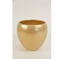 Blumentopf Schale, 17 cm - Gold