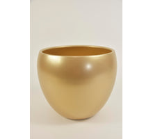 Blumentopf Schale, 22 cm - Gold