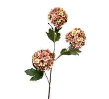 Schneeball-Spray x 3, 90 cm, rosa
