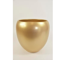 Blumentopf Schale, 31 cm - Gold