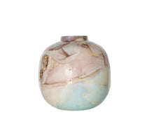 Metal Vase Marble D30 H30cm Multicolour