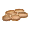 Tablett Mandraki m. FSC 35x28x2cm Natur