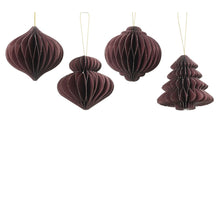 Figuur papier 4ass fsc 100% maroon D8 H8cm