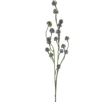 Mini pine cone spray dark purple 76cm