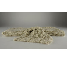 Strickdekoband 15 cm x 150 cm elfenbein