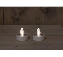 SOLAR TEELICHT MIT BEWEGLICHER FLAMME JADEGRÜN 5X6CM