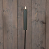SOLAR-FACKEL OLIVE 3D-DOCHT 21X4CM AUF 76CM STECKER / DISPLAY