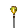LUCHTBALLON SOLAR OP STEKER  12LED MET VLAMEFFECT 11X57CM GROEN