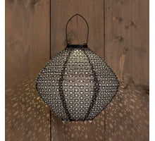 SOLARLATERNE 29X25CM GRAU/MARRAKESH