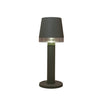 Tischleuchte Solar 1LED 8,5x8,5x21,5cm Oliv