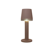 Tischlampe Solar 1LED 8,5x8,5x21,5cm Sand
