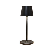 Tischlampe Solar 1 LED 11x11x31cm Schwarz