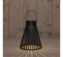 Hängeleuchte Solar 1 LED 20x20x24cm Schwarz