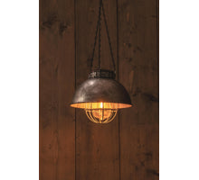 SOLAR RETRO LAMPE/SCHIRM SCHWARZ 14.5X14.5X22.5CM