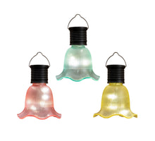 SOLAR-BLUMENLAMPE 8X10CM 3-SORTIERT GELB/GRÜN/ROSA/LED WARMWEISS