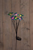 Gartenstecker Solar 6 Schmetterlinge LED 7x69cm warmweiß