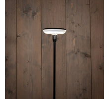 SOLAR-LED-Lampe mit Bewegungssensor, warmweiß, 76 x 9,6 cm, schwarz
