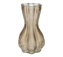 Vase Miley D9.2/12.2xh20.5cm Taupe
