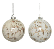 Weihnachtskugel Schaumstoff glänzend 2kl.ass - dia8cm - sortiert