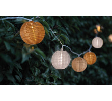 SOLARGLAS RUND MIT RETRO-LAMPE GOLD 15X15CM