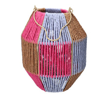 Laterne Lucera d20xh24,5cm fuchsia/lila