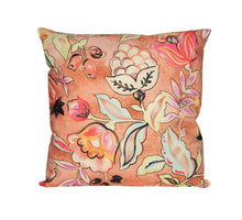 Gartenkissen Blumen Terrakotta 45x45cm