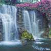 OUTDOOR-LEINWAND 58X58CM WASSERFALL