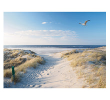 OUTDOOR-LEINWAND 58X78CM BEACHFRONT HOLZ
