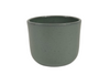 Blumentopf Boule, Granit, grün, glänzend, 12 cm