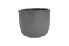 Blumentopf Boule Granit grau glänzend 12cm