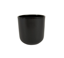 Orchideenübertopf Boule schwarz glänzend 13cm