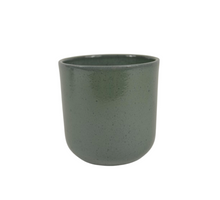 Orchideenübertopf Boule Granit Grün glänzend 13cm