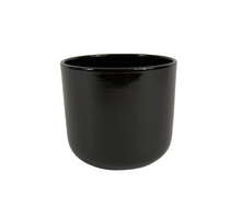 Pot Boule zwart glans 14cm