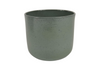 Blumentopf Boule Granit grün glänzend 16cm