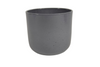 Blumentopf Boule Granit grau glänzend 16cm